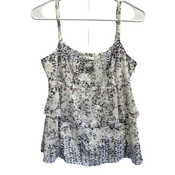 Cabi Babydoll Spaghetti Strap Ruffle Layer Cami Size M Fairygrunge - Picture 1 of 9